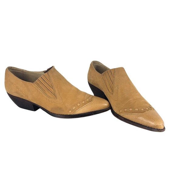 Vintage 90s Guess by Georges Marciano Pointed Toe Booties Size 6